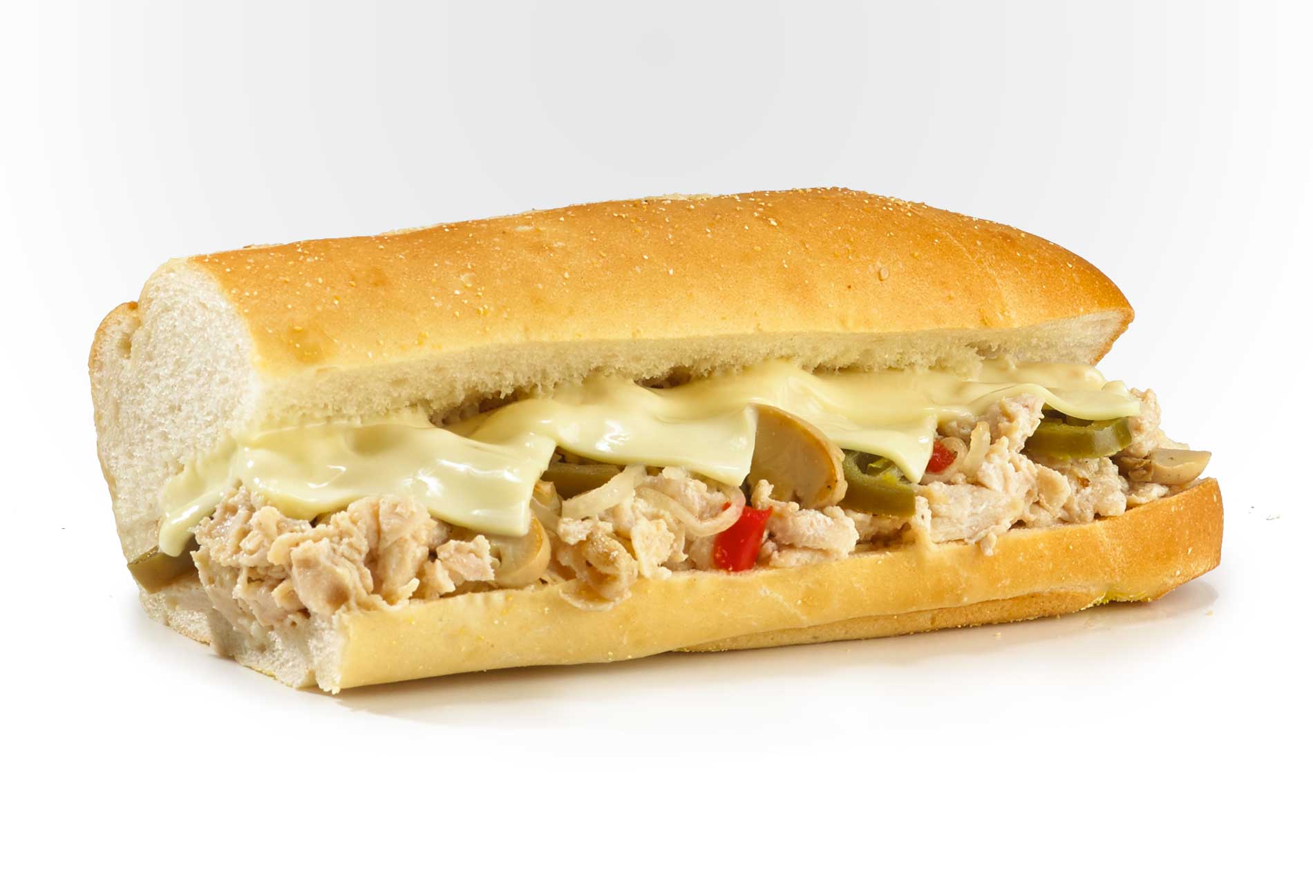 #55 Big Kahuna Chicken Cheese Steak - Fresh Grilled Hot Subs