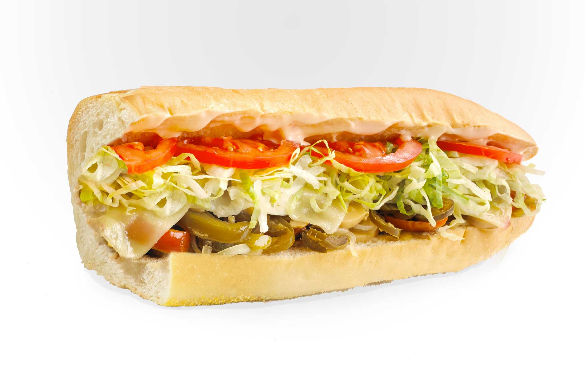 #54 Hot Veggie Sub - Fresh Grilled Hot Subs