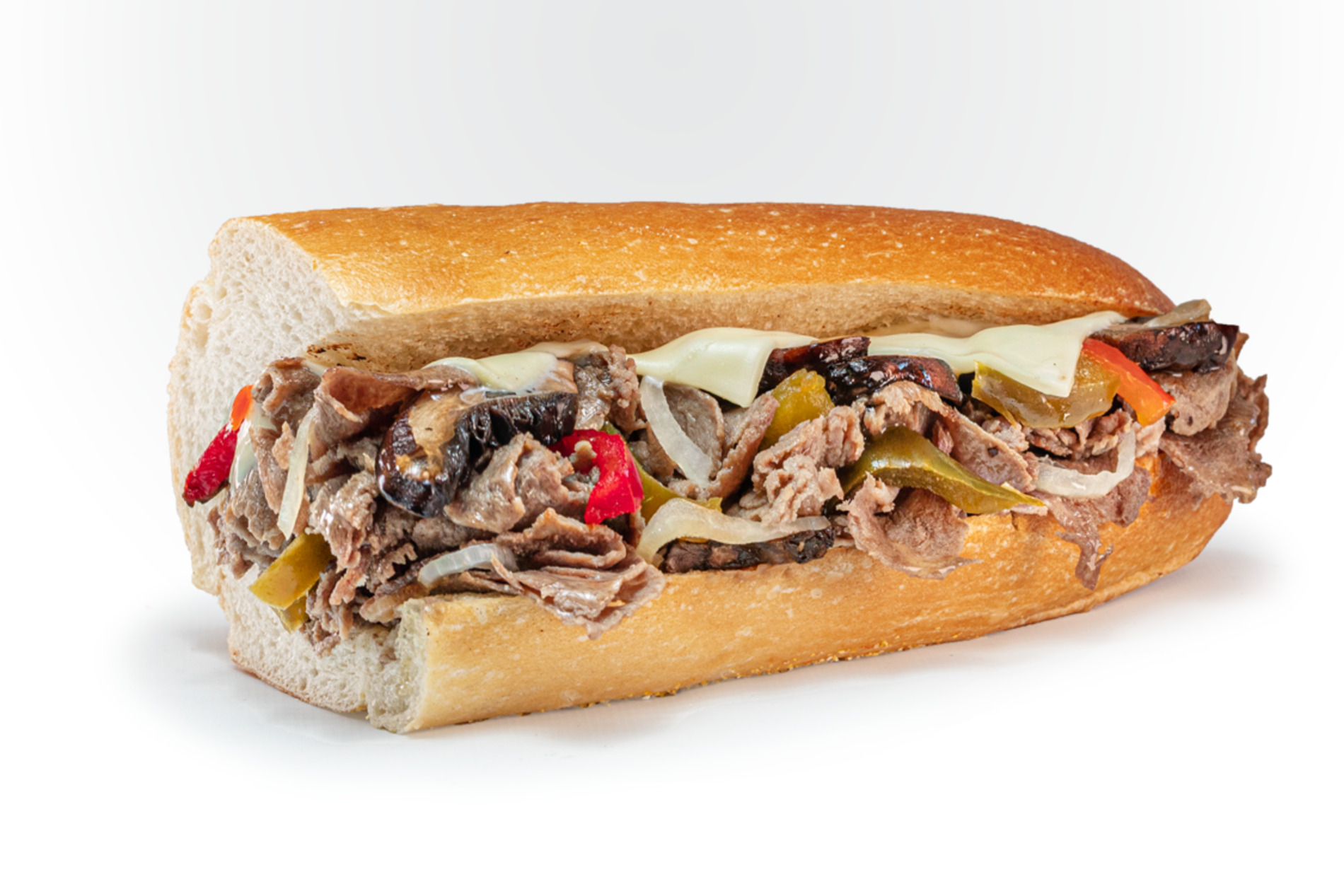 #66 Portabella Cheese Steak - Fresh Grilled Hot Subs